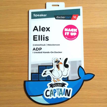 Alex Ellis, Docker Captain, Senior Software Developer @ ADP