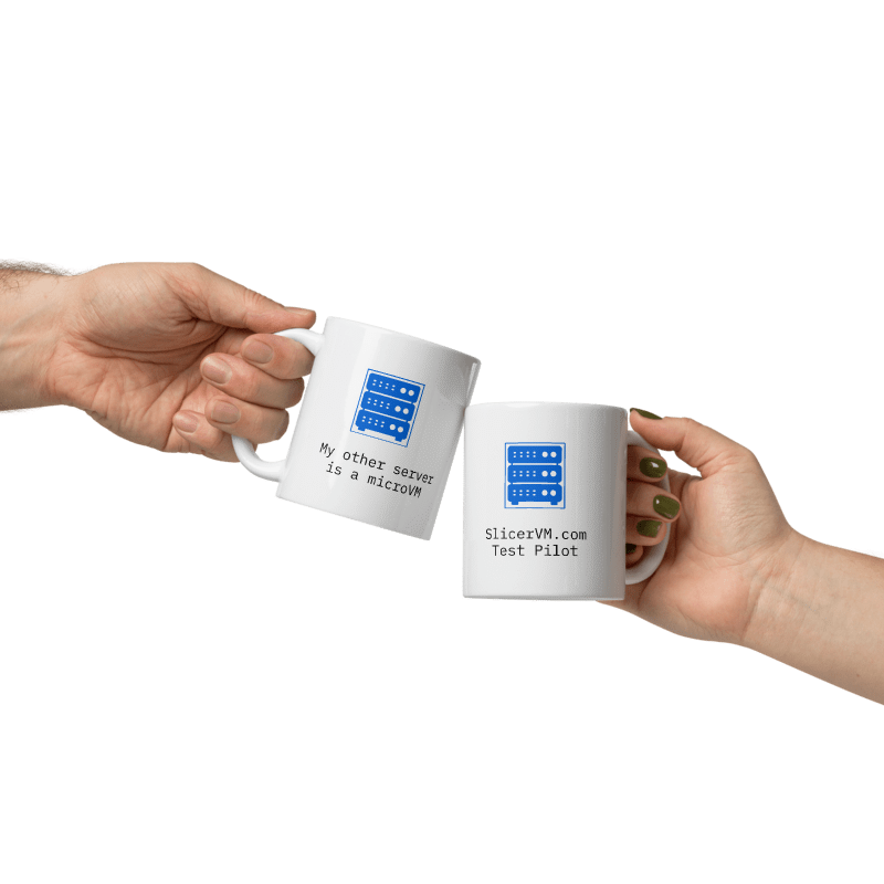 Image of the SlicerVM.com Test Pilot mug